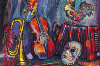 Музыкальные инструменты. 2013. Холст, масло. 90х110